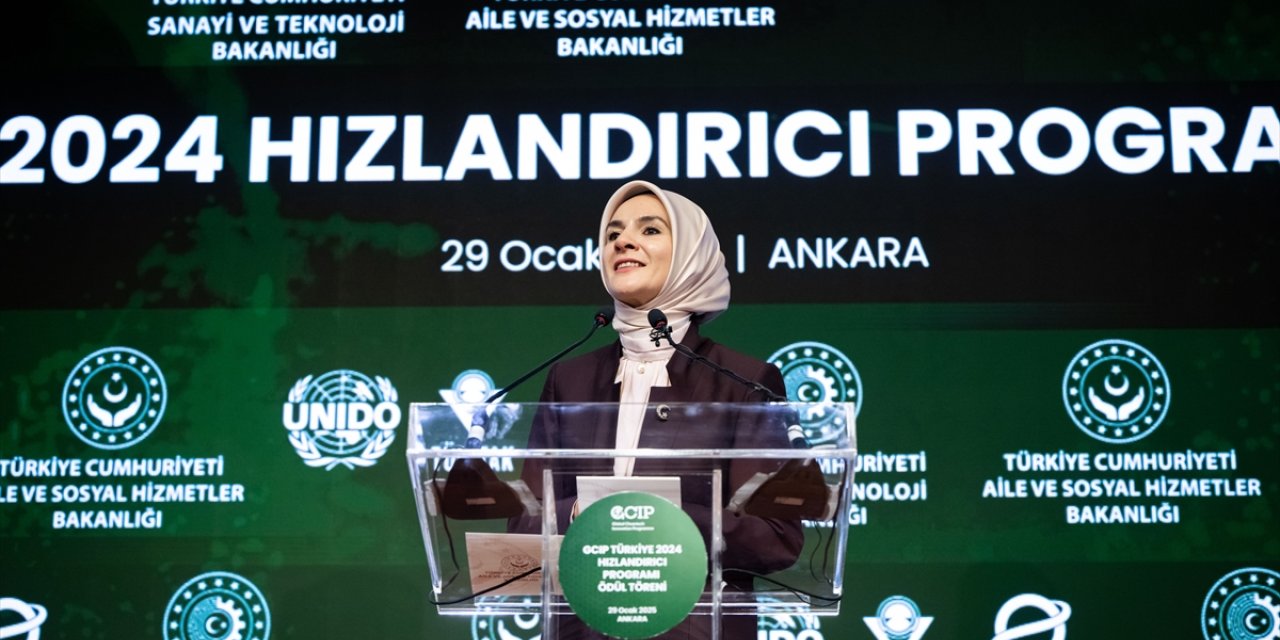 Aile ve Sosyal Hizmetler Bakanı Göktaş, GCIP Türkiye 2024 Hızlandırıcı Programı Ödül Töreni'nde konuştu: