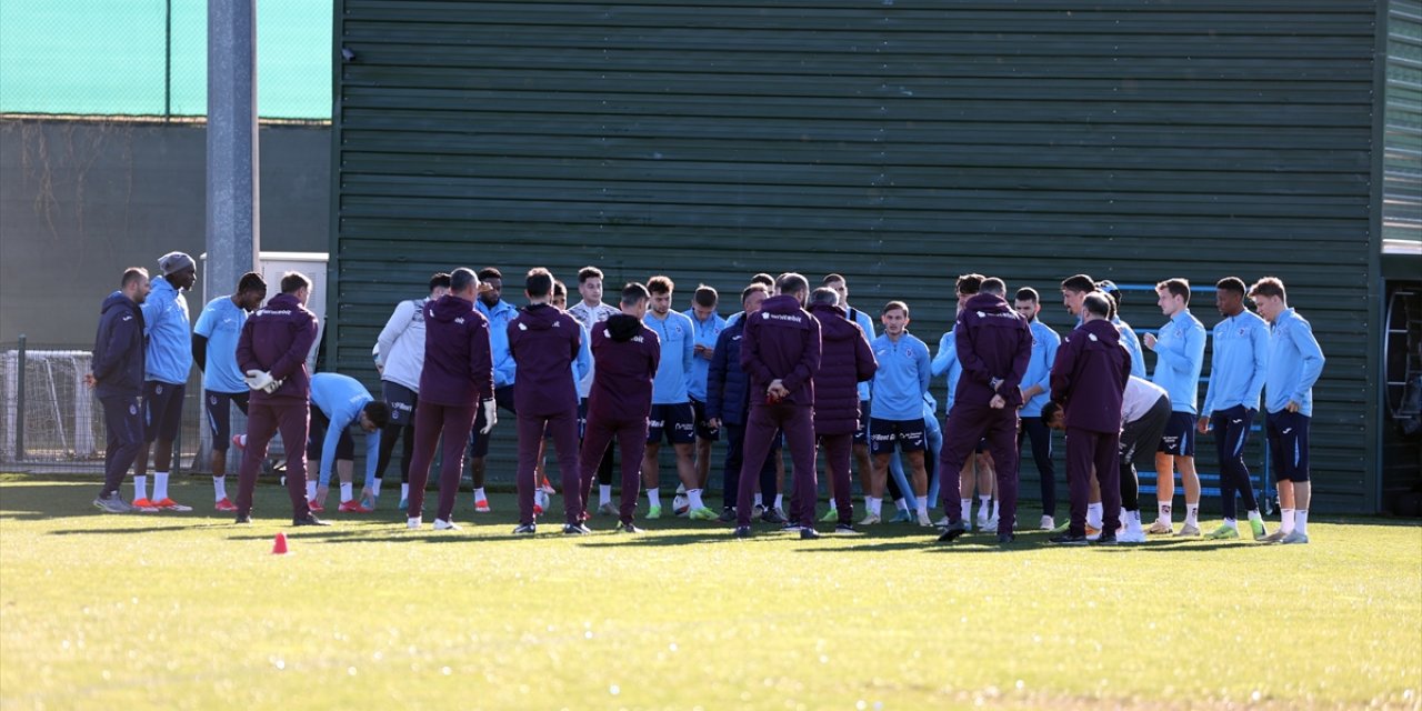 Trabzonspor, Kayserispor maçının hazırlıklarını sürdürdü