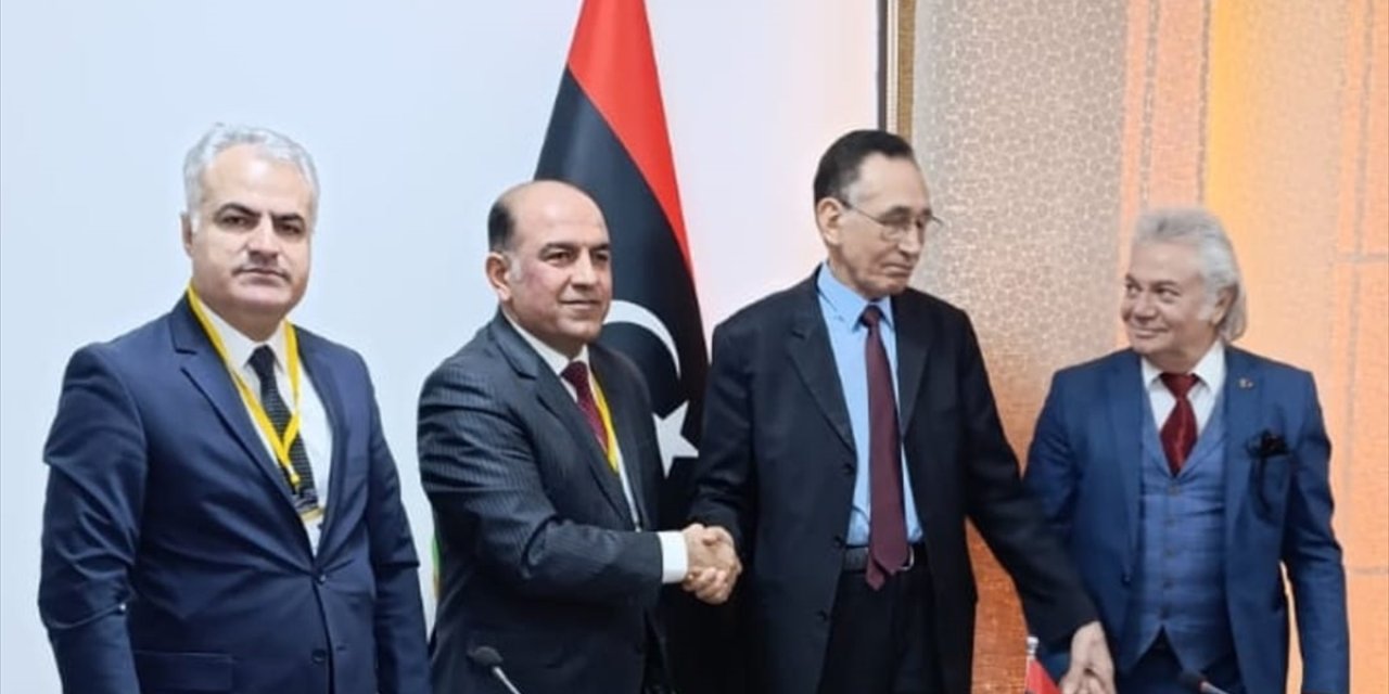 Libya Ekonomi Bakanı Muhammed Huveyc, Türk iş insanlarıyla bir araya geldi