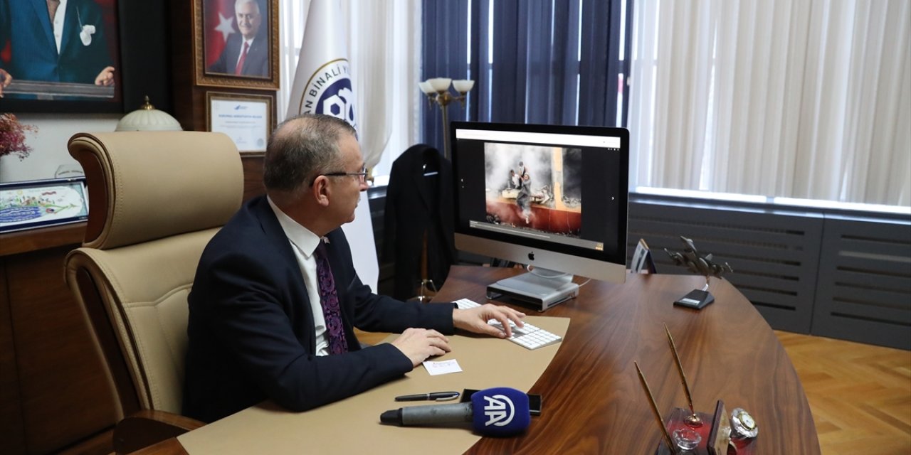 EBYÜ Rektörü Prof. Dr. Levent, AA'nın "Yılın Kareleri" oylamasına katıldı
