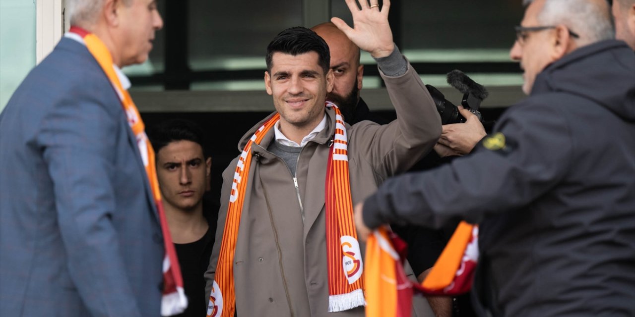 Alvaro Morata, Galatasaray için İstanbul'a geldi