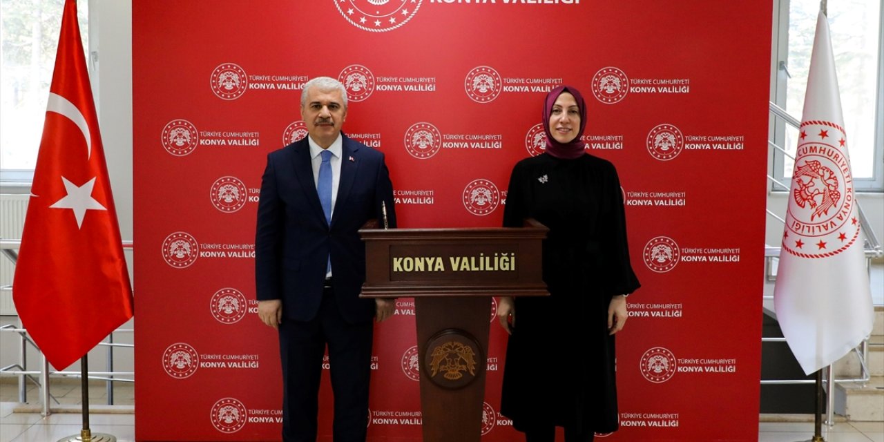 Gençlik ve Spor Bakan Yardımcısı Koçoğlu, Konya Valisi Akın'ı ziyaret etti
