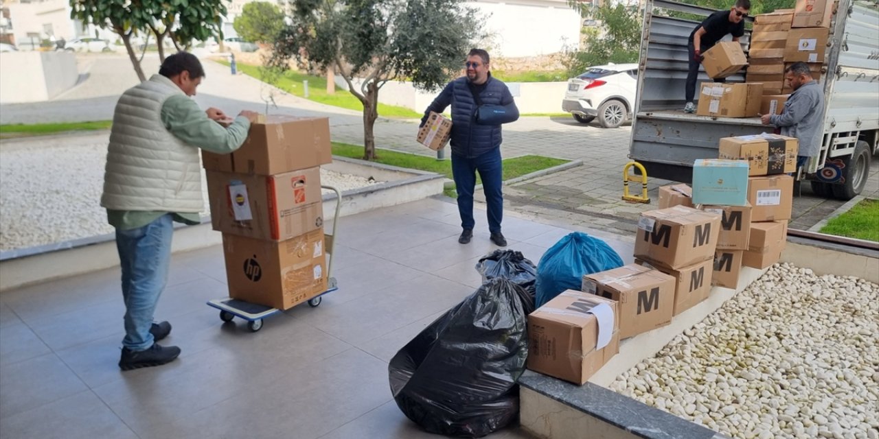 Bodrum'dan 6 Şubat depremlerinin ikinci yılında bölgeye ihtiyaç malzemesi gönderildi