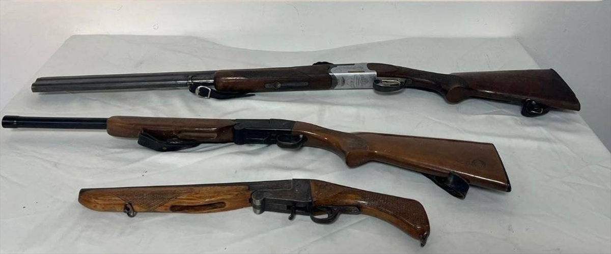 Denizli'de ruhsatsız silah operasyonunda 6 şüpheli yakalandı