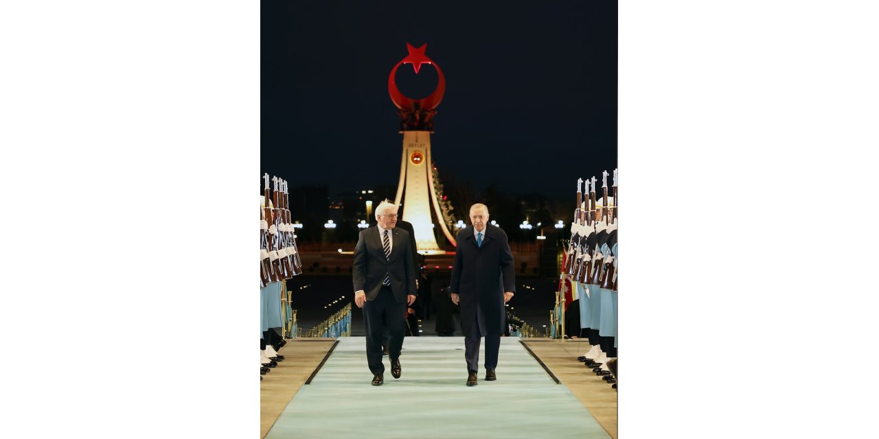 Cumhurbaşkanı Erdoğan, Almanya Cumhurbaşkanı Steinmeier ile görüştü