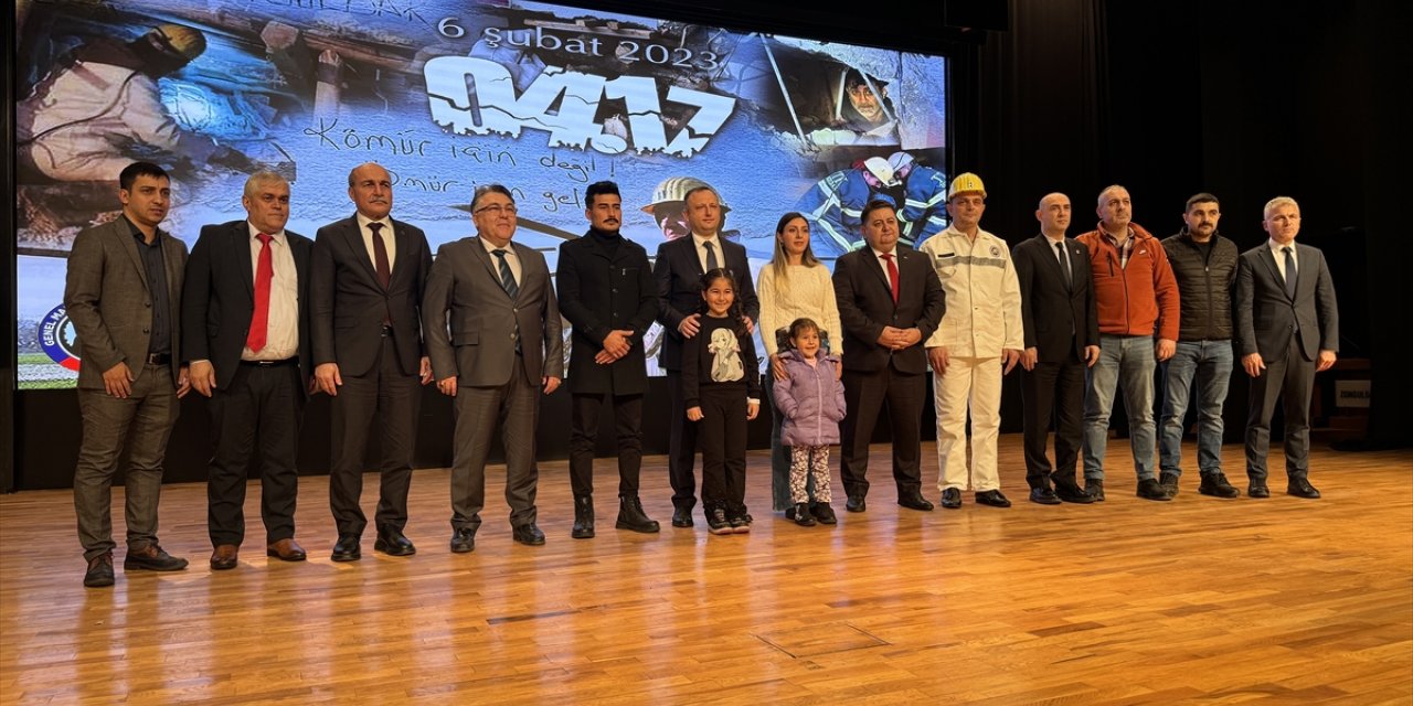 Asrın felaketinde madencilerin kahramanlıklarının anlatıldığı "K-Ömür" belgeselinin gösterimi yapıldı