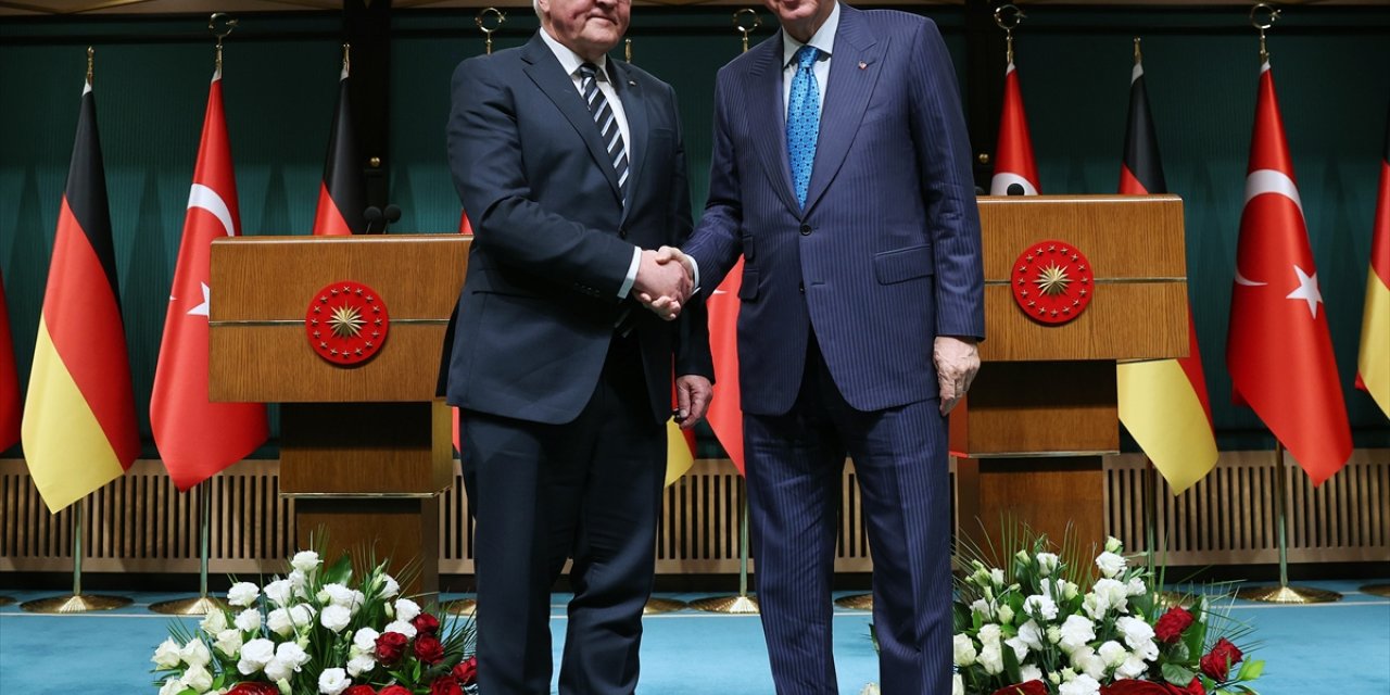 Almanya Cumhurbaşkanı Steinmeier, Cumhurbaşkanı Erdoğan ile ortak basın toplantısında konuştu: (2)