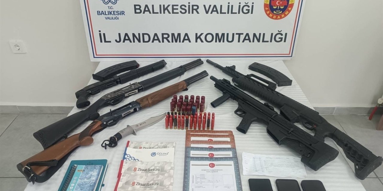 Balıkesir'de tefecilik operasyonunda 7 şüpheli yakalandı