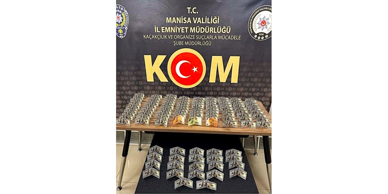 Manisa'da sahte parayla yakalanan 2 zanlı tutuklandı