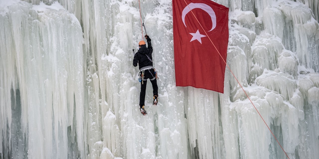 Türkiye Buz Duvarı Tırmanışı Şampiyonası başladı
