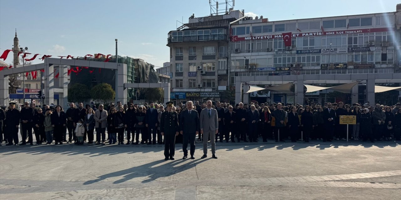 Atatürk'ün Söke'ye gelişinin 101'inci yıl dönümü kutlandı