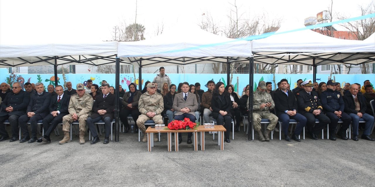 Hatay'da kalp krizinden yaşamını yitiren astsubay adına yaptırılan anaokulu açıldı