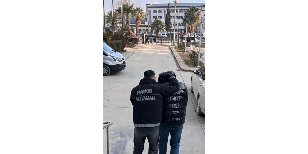 Adıyaman'da uyuşturucu operasyonunda yakalanan zanlı tutuklandı