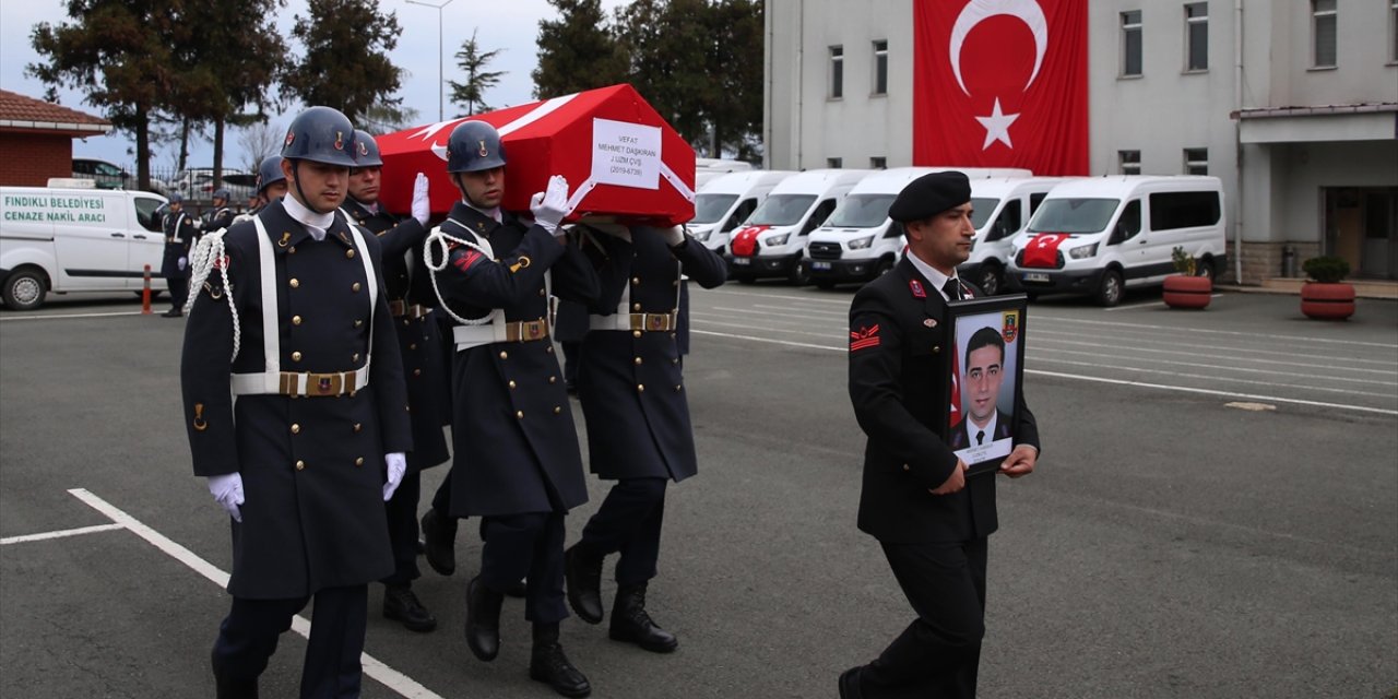 Rize'de vefat eden Uzman Çavuş Daşkıran'ın cenazesi memleketi Kahramanmaraş'a uğurlandı