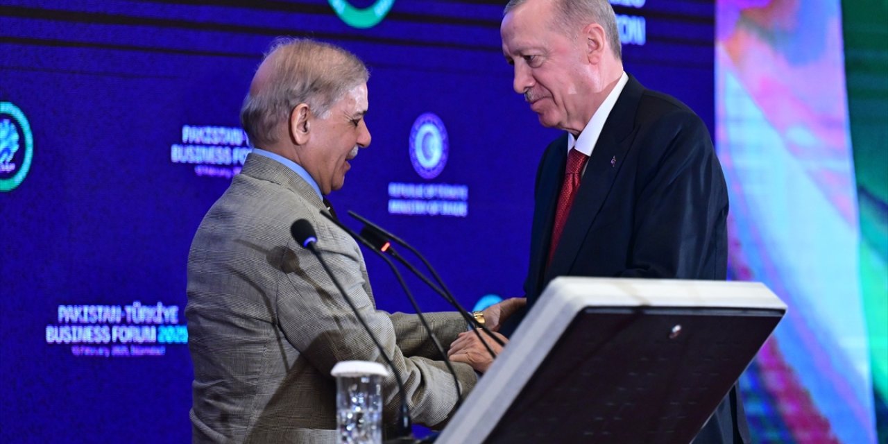 Cumhurbaşkanı Erdoğan, Pakistan-Türkiye İş Forumu'nda konuştu: (1)