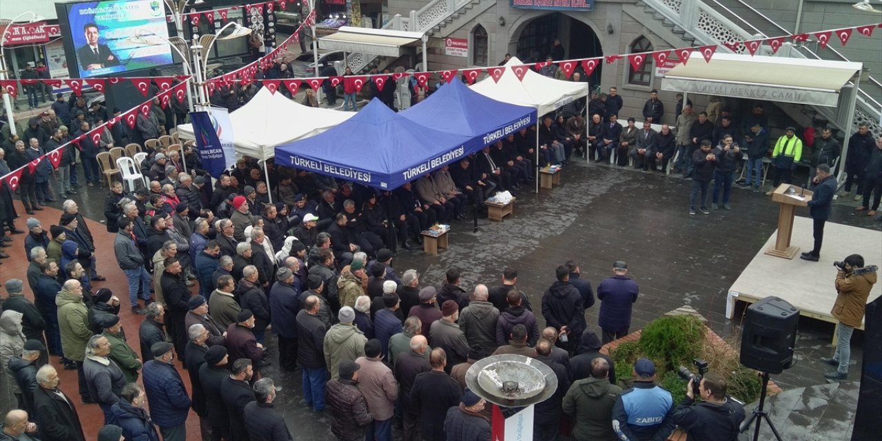 Sinop'un Türkeli ilçesinde konutlara ilk doğal gaz verildi