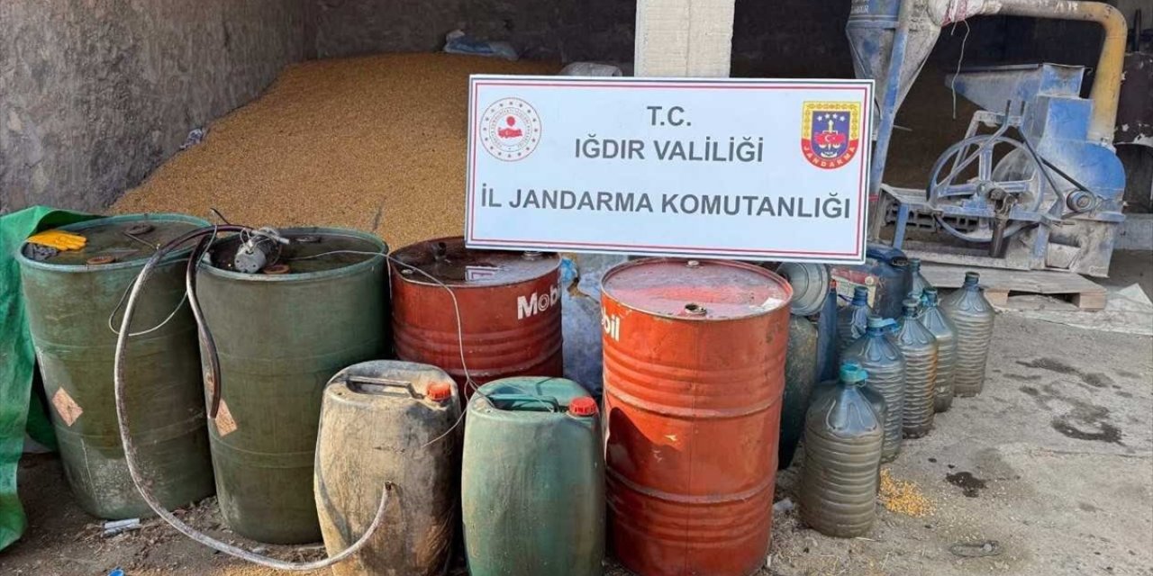 Iğdır'da evinde kaçak akaryakıt satan şüpheli yakalandı