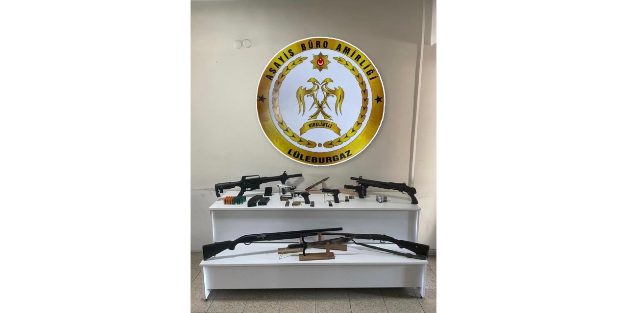 Kırklareli'nde sosyal medyadan silah görseli paylaşan 12 şüpheli gözaltına alındı