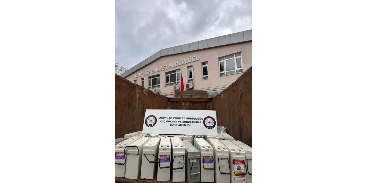 GÜNCELLEME - Kocaeli'de akü hırsızlığı iddiasıyla yakalanan zanlı tutuklandı