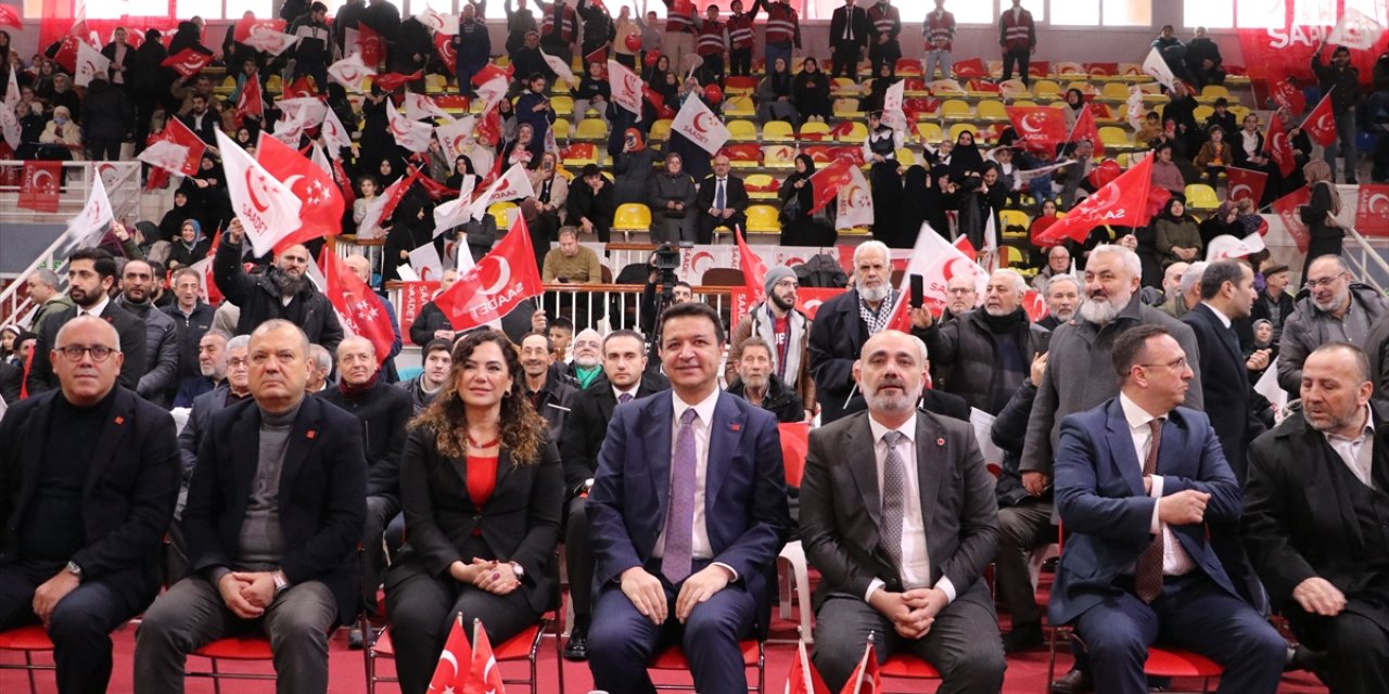 Saadet Partisi Genel Başkanı Arıkan, partisinin 8. Olağan İl Kongresi'nde konuştu: