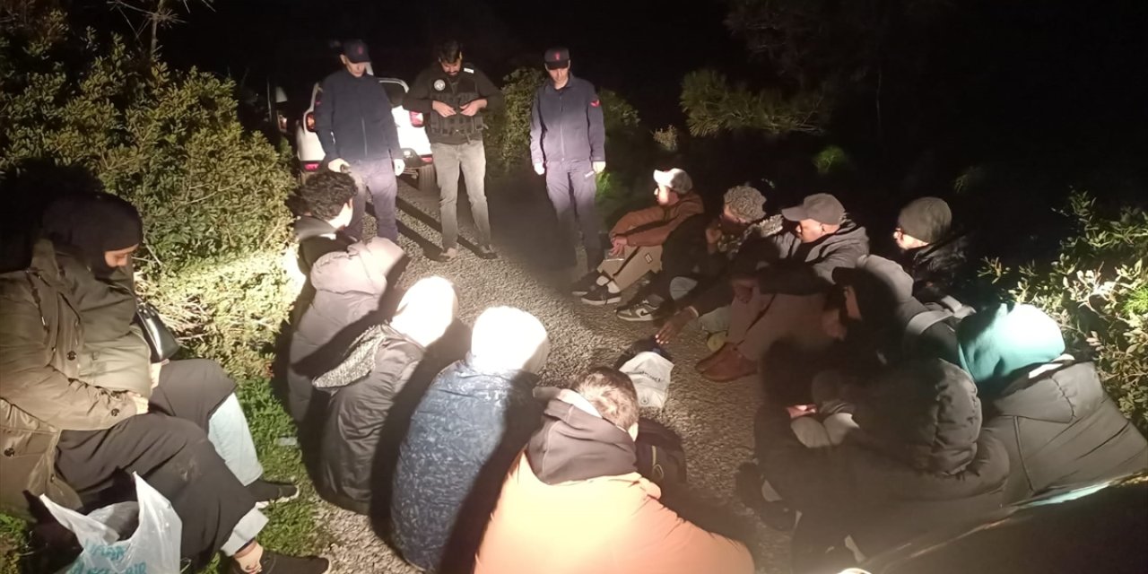 Muğla'da 17 düzensiz göçmen yakalandı
