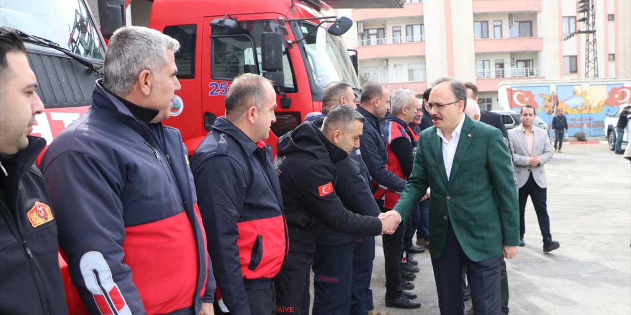 Siirt Belediyesi bünyesinde hizmet verecek itfaiye aracı tanıtıldı
