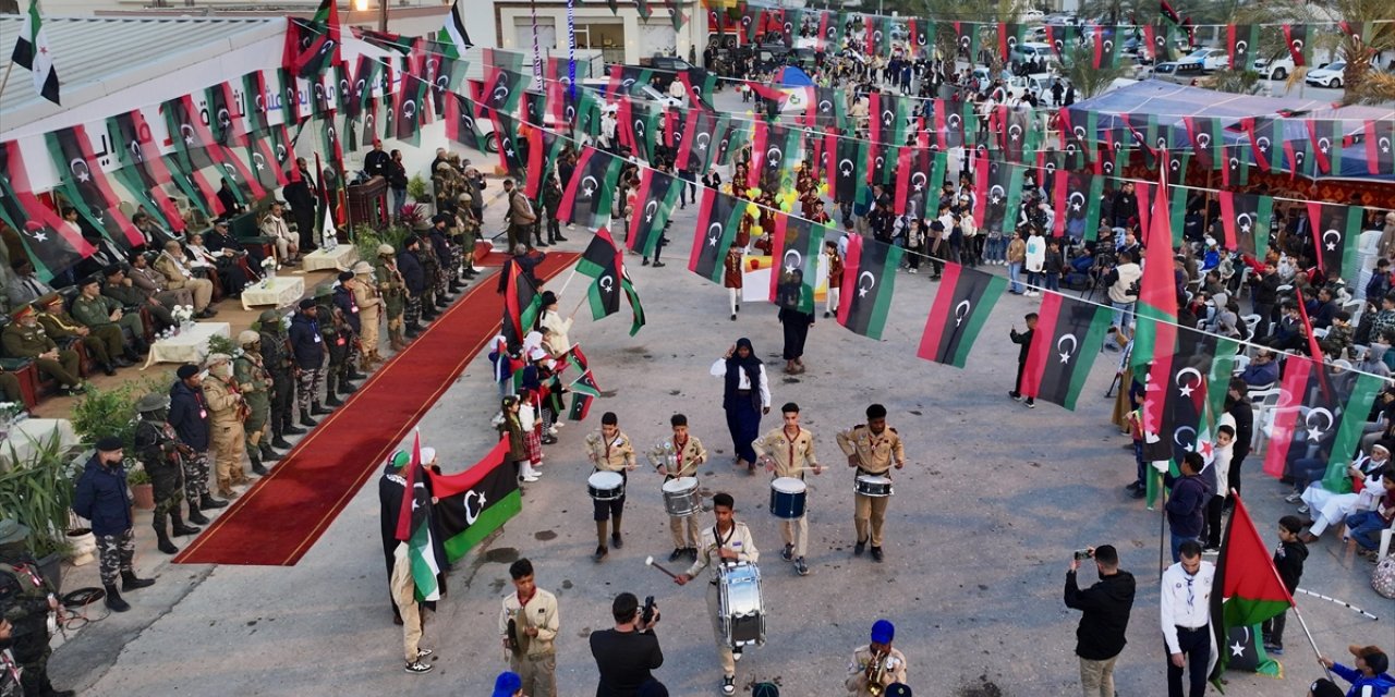 Libya’nın başkenti Trablus’ta 17 Şubat Devrim kutlamaları başladı