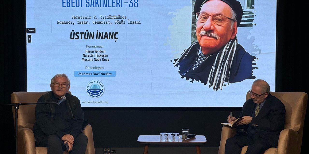 Üstün İnanç, vefatının yıl dönümünde Eyüpsultan'da anıldı