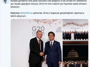 Erdoğan'dan "G20" değerlendirmesi