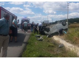 Edirne'de trafik kazaları: 5 yaralı
