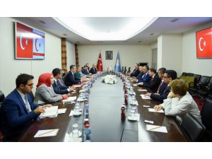 Bakan Selçuk, KKTC Eğitim ve Kültür Bakanı Çavuşoğlu ile görüştü