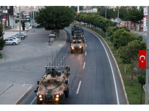 Suriye sınırına askeri sevkiyat