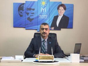 İYİ Parti Elazığ Kurucu İl Başkanı Erdem istifa etti