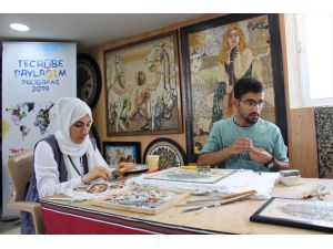 Türk öğrenciler Ürdün'de "mozaik atölyesine" katıldı