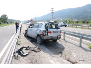 Bolu'da trafik kazası: 1 ölü, 5 yaralı