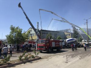 GÜNCELLEME - Konya'da silah fabrikasında yangın