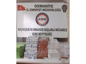 Osmaniye'de kaçak sigara operasyonu