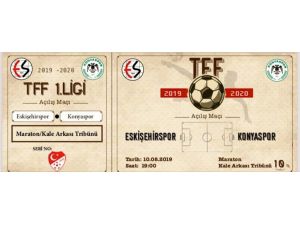 Eskişehirspor'dan nostaljik biletli sezon açılışı