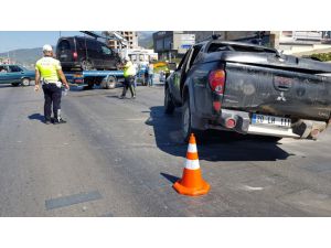 Denizli'de trafik kazaları: 10 yaralı