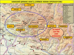 Terör örgütü PKK'ya yönelik 3 ilde "Kıran Operasyonu"