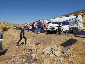 Midyat'ta trafik kazası: 1 ölü, 3 yaralı