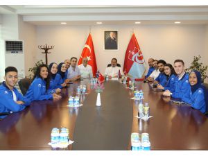 Lübnan Karate Milli Takımı'ndan Trabzonspor'a ziyaret