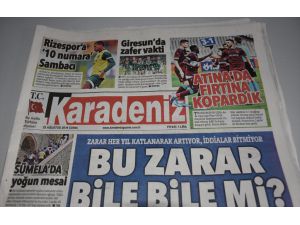 Trabzon yerel basınında AEK galibiyeti