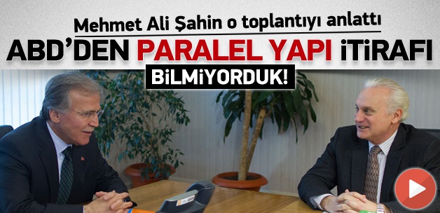 Mehmet Ali Şahin o toplantıyı anlattı!