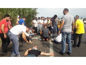 Aydın'da işçi otobüsü devrildi: 1'i ağır 20 yaralı