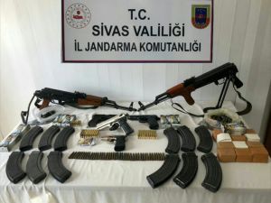 Sivas'ta silah operasyonu