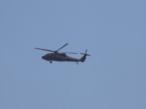 Fırat'ın doğusunda üçüncü ortak helikopter uçuşu