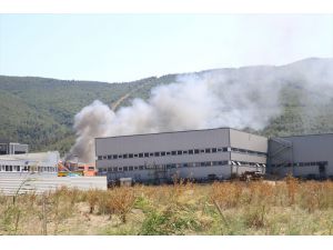 GÜNCELLEME - Bursa'da fabrika yangını