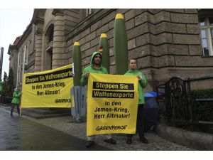 Greenpeace'ten Almanya'ya "Suudi Arabistan'a silah ambargosunu uzat" çağrısı