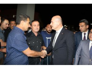 Bakan Soylu, Hatay Emniyet Müdürü Karabörk'ü ziyaret etti